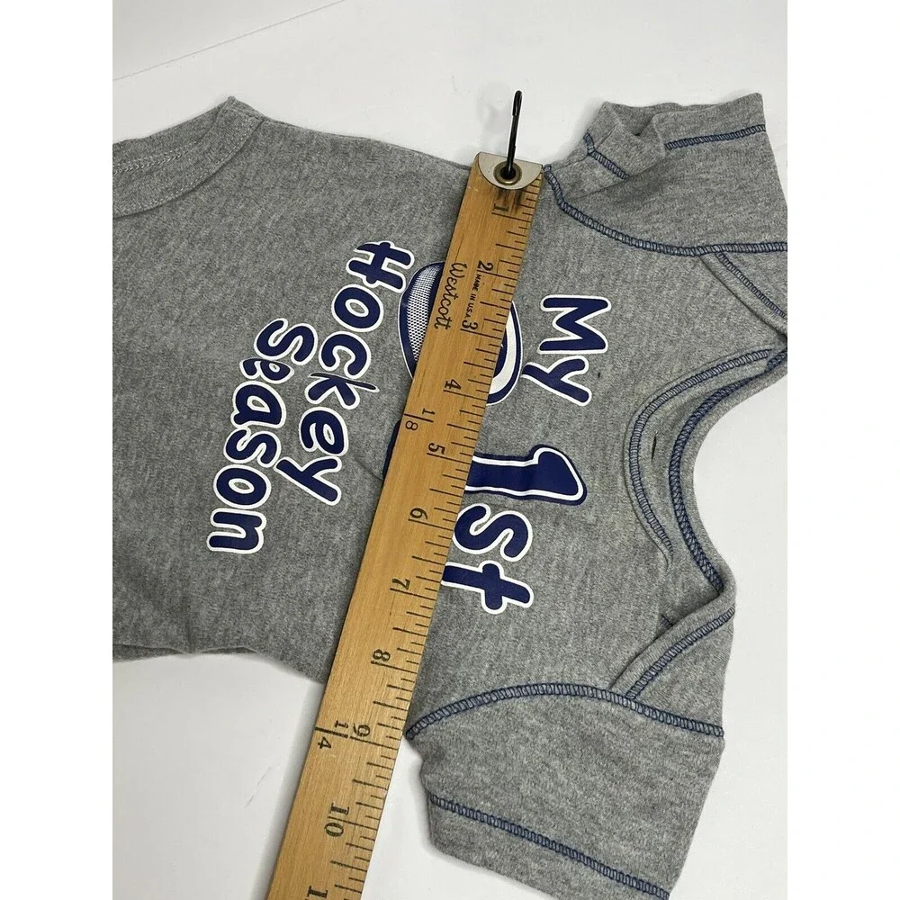 Baby NHL Licensed Tampa Bay Lightning Onsie Snap Size 3-6 Months First Game